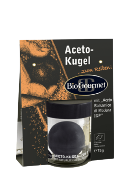 BioGourmet Aceto-Kugel Balsamico-Kugel zum Reiben