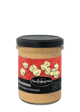 BioGourmet Hummus mit Schwarzkümmel