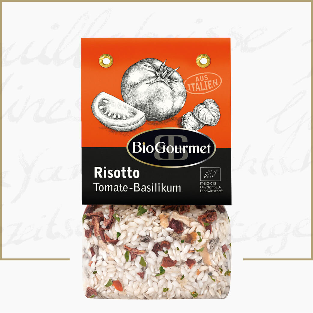 BioGourmet Risotto Tomate-Basilikum
